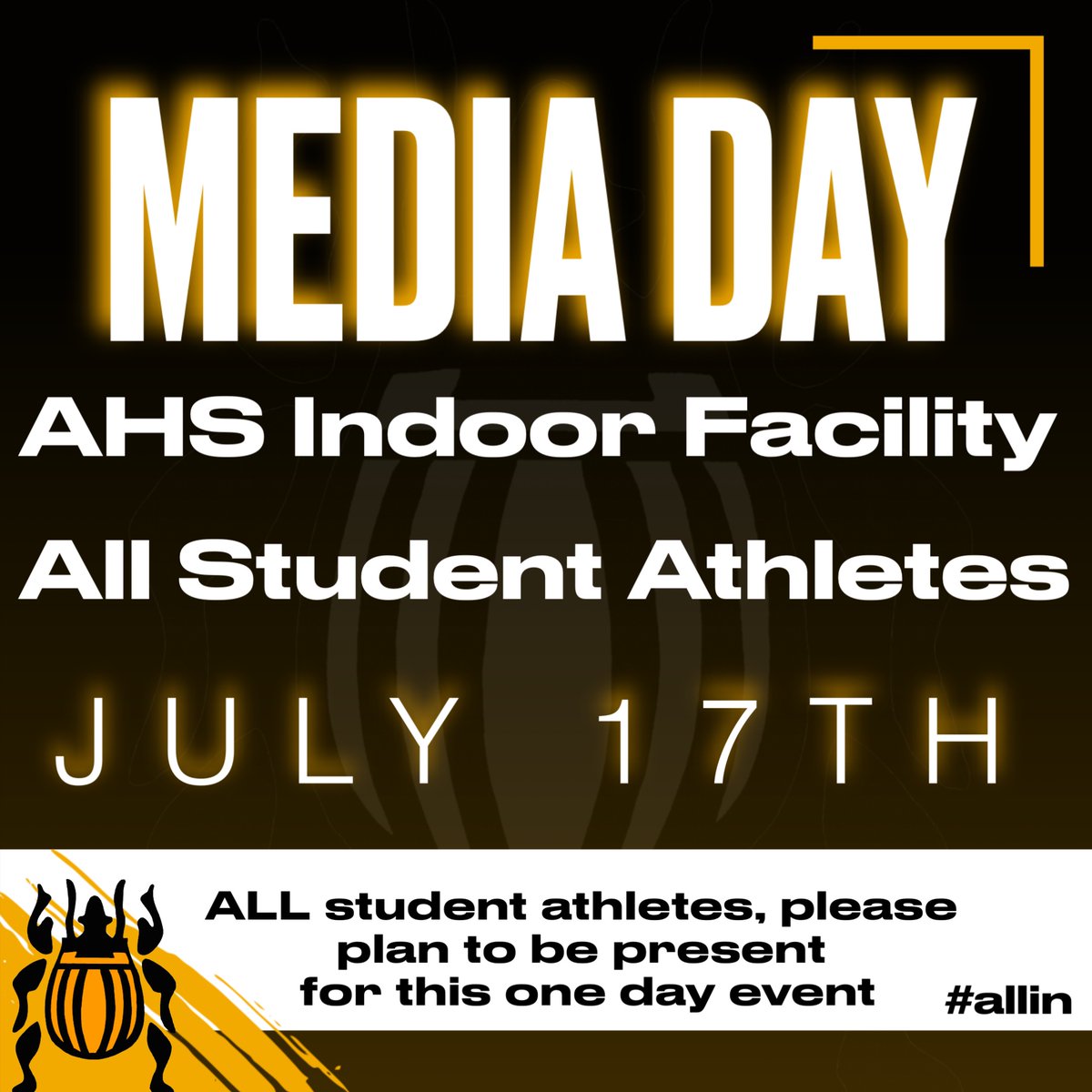 Alva_Speed's tweet photo. SAVE THE DATE!!
Our yearly media guide day will be July 17th. This day will be filled with all sports team pictures and senior athlete pictures. 

We will have a detailed schedule out soon but wanted to get this date on your calendar!! https://t.co/sJQsJzCjRS