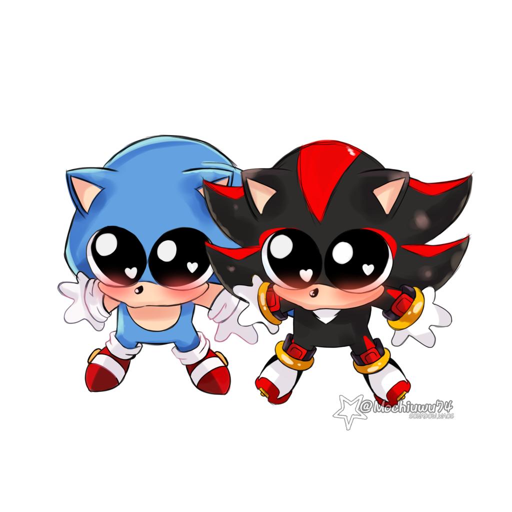 Later I will do with other characters :D🥰
#SonicTheHedgehog 
#ShadowTheHedgehog 
#sonadow