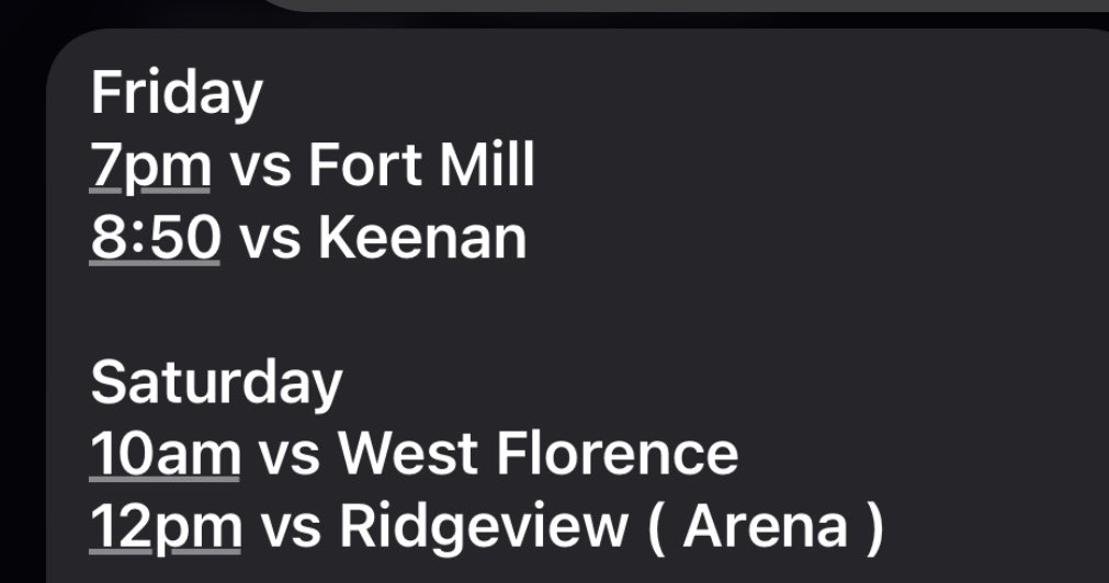 JohnsonTreLin1's tweet image. our schedule for this upcoming weekend in Rock Hill,SC @NextLvlElite_SC @GreerBasketball
