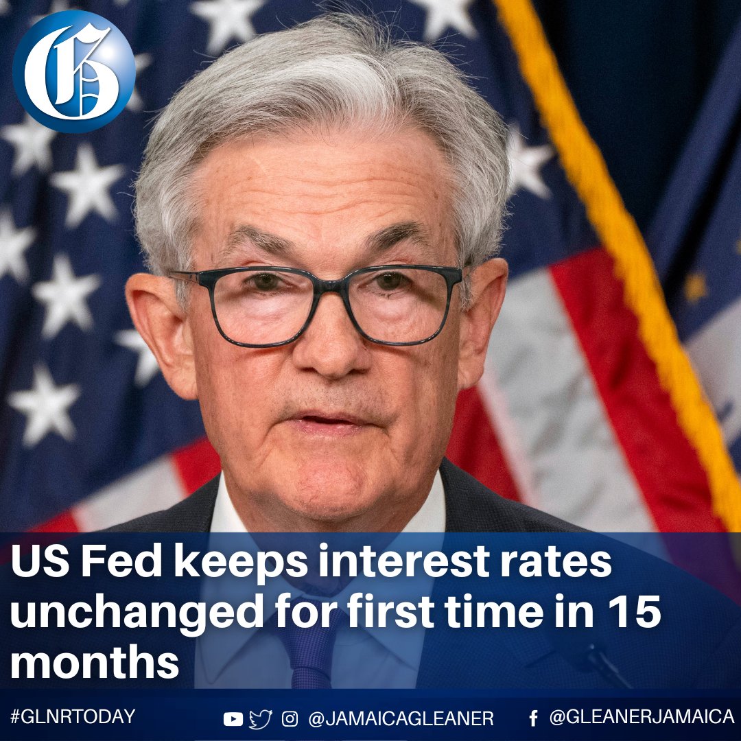 Jamaica Gleaner on Twitter "The Federal Reserve kept its key interest