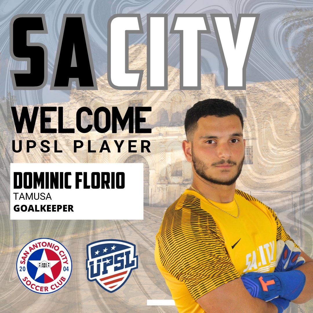 We are excited to announce that SA City Alum Dominic, a talented player from TAMUSA, will be joining our SA City UPSL team for our inaugural season.

For more information, please visit our website at sacitysc.com/upsl

#SACityUPSL #BuildingTheCITY
🔵🔴