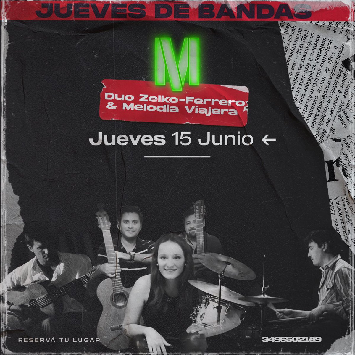 mentaesperanza's tweet photo. #JuevesDeBandas🎶
•
En esta ocasión estamos contentos de prentar a nuestros amigos de “Duo Zelko-Ferrero” y “Melodia Viajera” en una presentación conjunta en eñ #Deck01 ‼️
•
#MentaFoodAndRoll 🎵
#EspacioDeArte 🎭 https://t.co/9KhBaPRHer