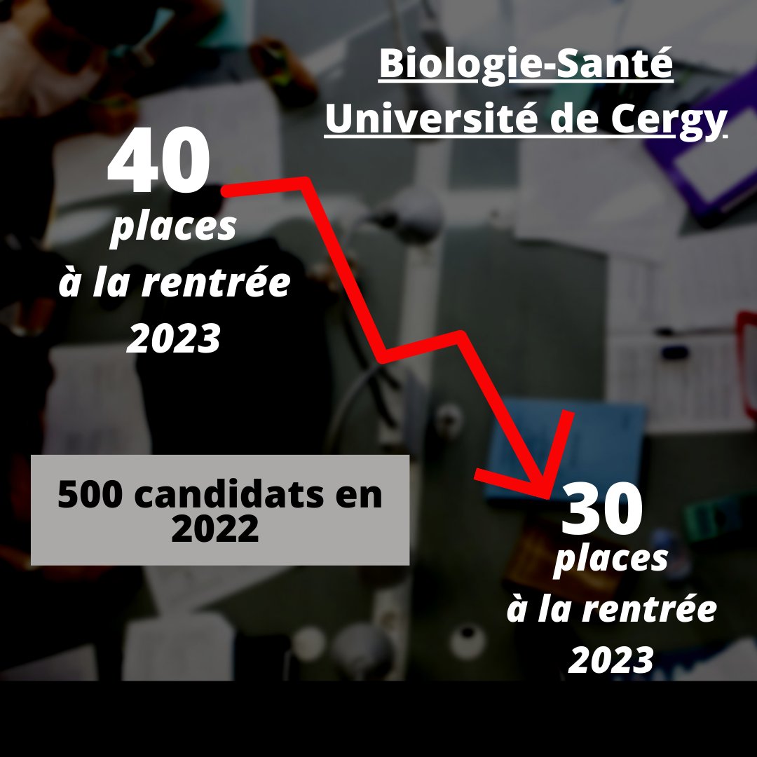 vitemonmaster's tweet photo. 🔴MonMaster - Sciences de la vie : le manque de places se fera-t-il aussi sentir cette année ?

Un premier exemple

➡️Master Biologie-Santé - Université de Cergy

➡️500 candidats l'année dernière

Pourtant... https://t.co/xTR0LyMIwm