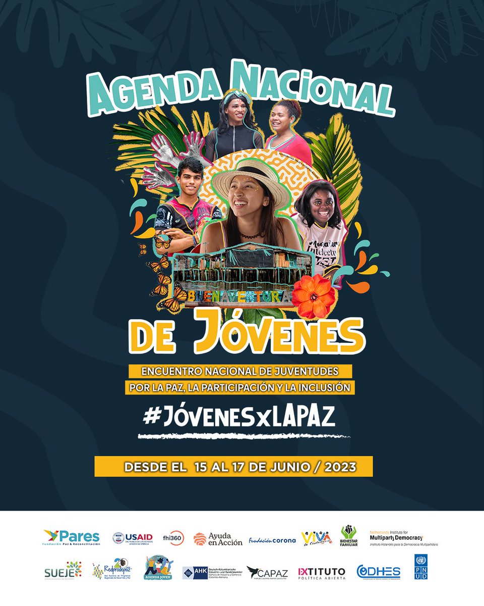 PnudColombia's tweet photo. Las voces juveniles piden el micrófono🎙️y serán escuchadas en #Buenaventura
Este jueves, en Encuentro Nacional #JóvenesxLaPaz, más de 300 liderazgos de 🇨🇴 acordarán su Agenda Pública en Paz y Desarrollo que presentarán al Gobierno
#MisiónQueTransforma con diálogo y participación https://t.co/frKZLZ6Cdz