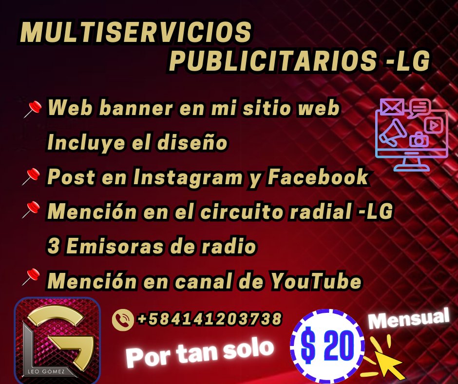 🗣 APROVECHA LA PROMOCIÓN Y PUBLICITA CON NOSOTROS 📣#publicidaddigital #marketingdecontenidos leonardogomez.net