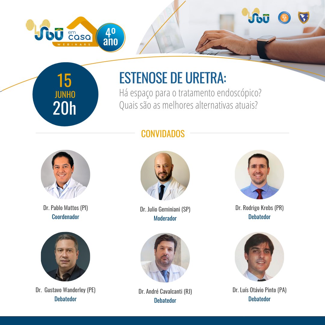 📌 É amanhã! Esperamos você para mais um SBU EM CASA.

Faça sua inscrição.
sbuemcasa.portaldaurologia.org.br/?utm_source=tw…

#sbu #sbuemcasa #uro #urologia #urologista #urologistas #urologiabrasil