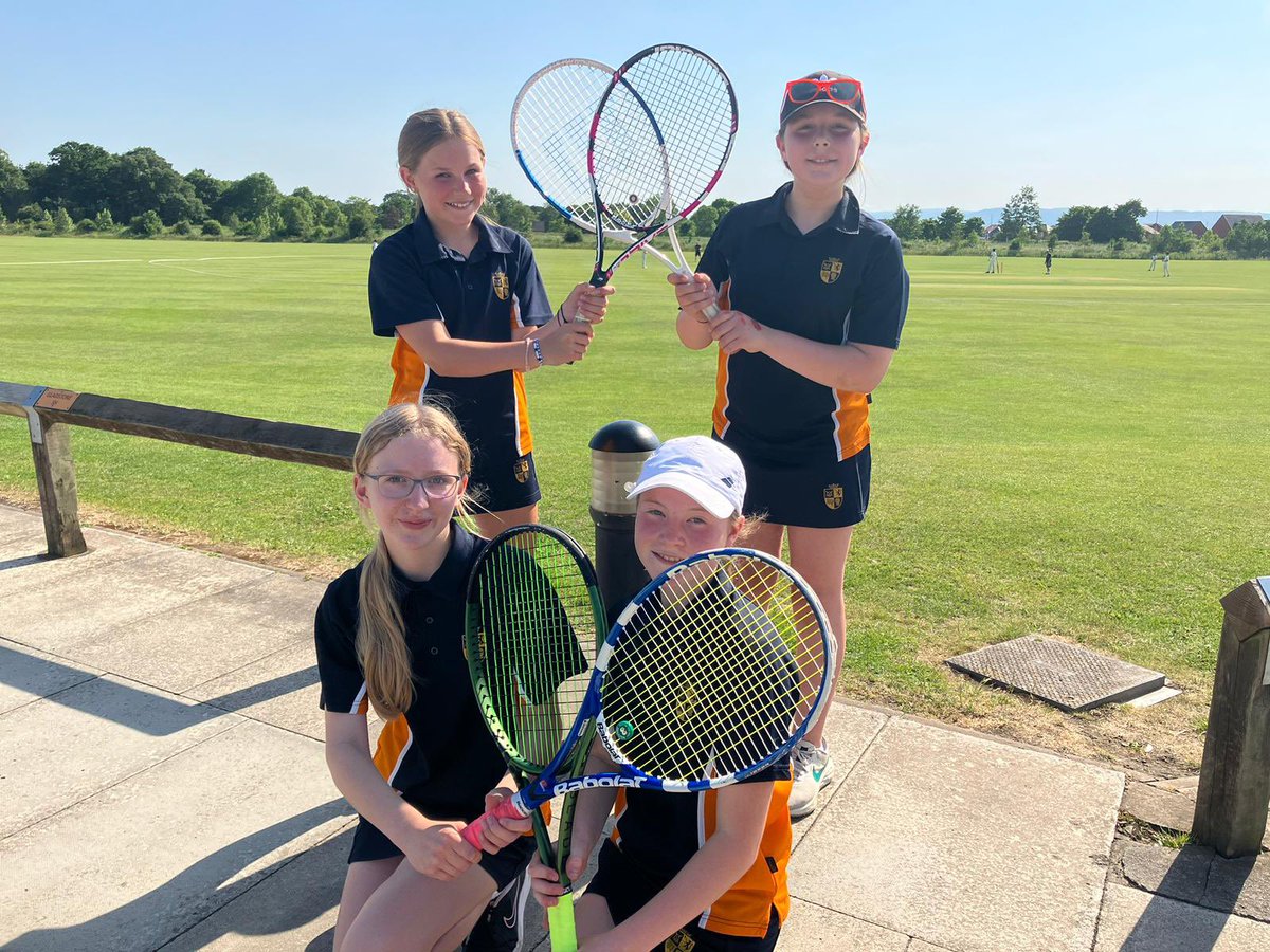HeberSport's tweet photo. Congratulations to the U13 girls tennis team who were runners up in the district competition tonight 🥈 https://t.co/7Z1tKO1Qh4