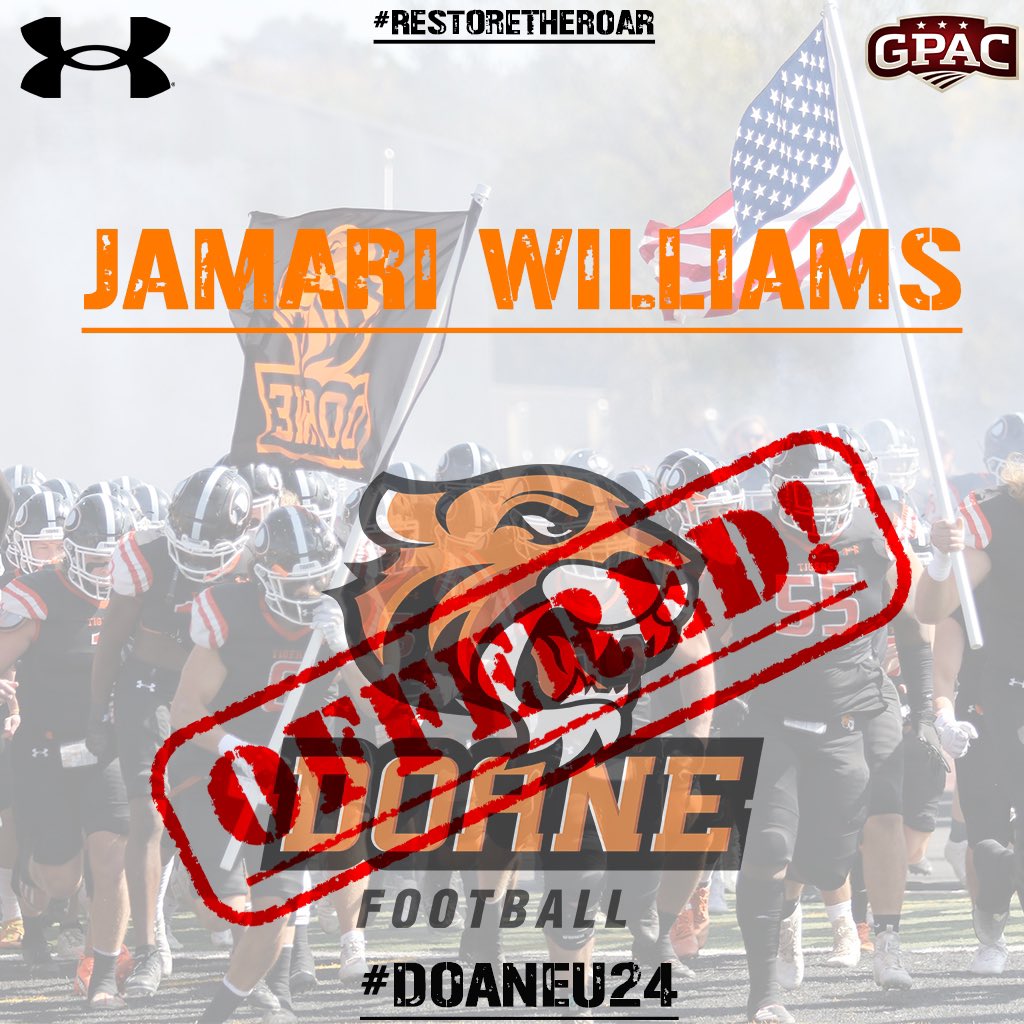 JamariW84728420's tweet photo. After a great conversation with coach @bear7865 I am extremely blessed to receive my first offer to play at Doane University!! @DoaneFootball https://t.co/wWVCRcjISR