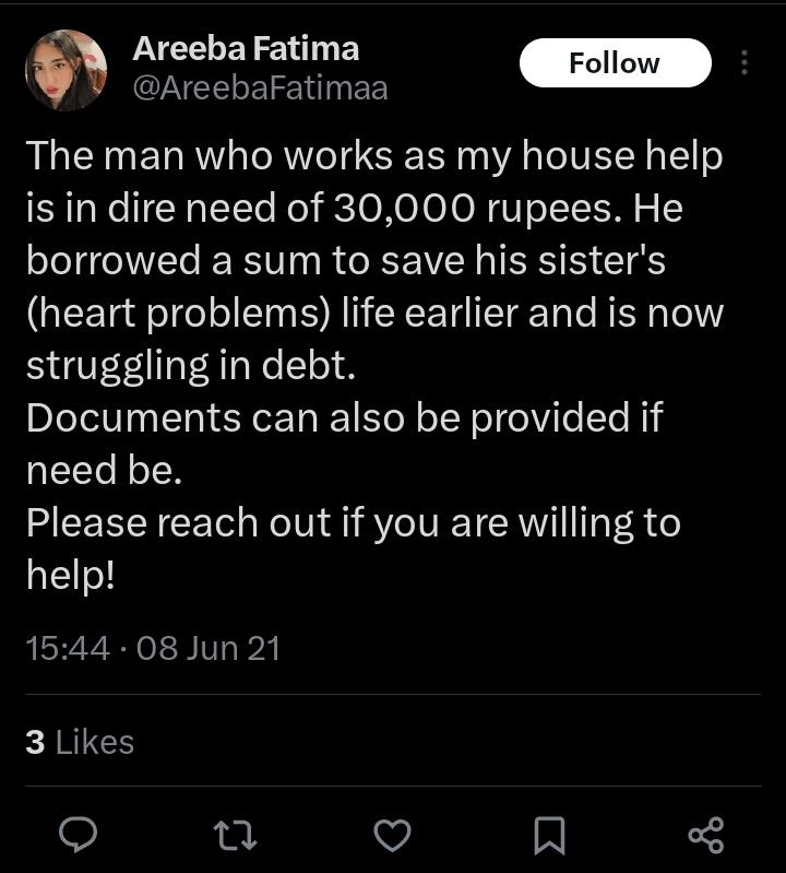 DerArschloch's tweet photo. Bibi ne apni parhayi bhi maang taang Kar ki. Naukar rakha hua Hai lekin usko 30k dene k liye bhi internet par bheek mangti Hain. Ab Bhai k liye bhi bheek. Izat k sath apnay means main reh Kar guzara kyu Nahi kartay log? Lums ki strong independent khatoon sample. Con artists. https://t.co/9b24hLcxUk
