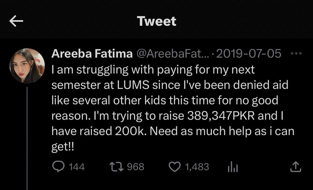 DerArschloch's tweet photo. Bibi ne apni parhayi bhi maang taang Kar ki. Naukar rakha hua Hai lekin usko 30k dene k liye bhi internet par bheek mangti Hain. Ab Bhai k liye bhi bheek. Izat k sath apnay means main reh Kar guzara kyu Nahi kartay log? Lums ki strong independent khatoon sample. Con artists. https://t.co/9b24hLcxUk