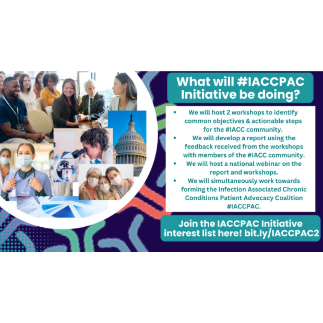 LongCOVIDAllian's tweet photo. This summer, join @Long_COVID_Allian @PlzSolveCFS @C19LH_Advocacy @patientled & @Dysautonomia to kick off of the #IACCPAC initiative, aimed at strengthening cross-sector partnerships amongst diverse disease groups. (Read the full press release here: https://t.co/fBE9u4yLpE) 1/3 https://t.co/mbIZuuDnzy