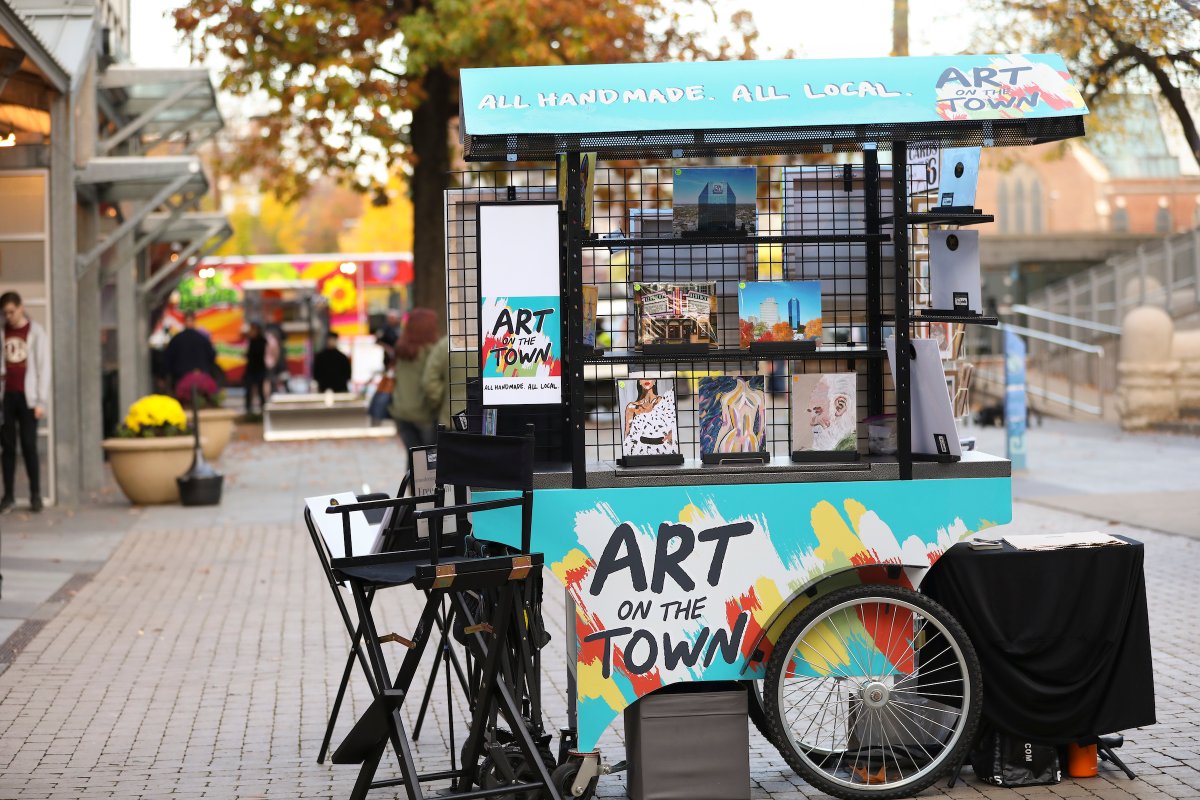 (1/2) Experience an evening of creativity at Art on the Town in Henry A. Tandy Park this Friday, June 16th from 5-9pm! 🎨 Immerse yourself in the vibrant world of art as we showcase the talent of our local artists, musicians, and craftspeople.