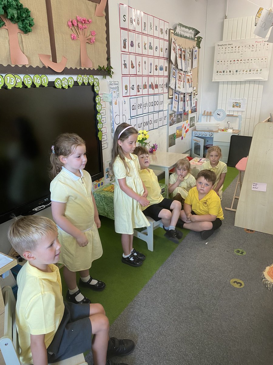 EastfieldPSHull's tweet image. FWK acted out our current key text, Jack and the Beanstalk today in literacy! The children were able to retell the story and showed off some fabulous stage skills! #feefifofum #epsFWK #epseyfs 🎭