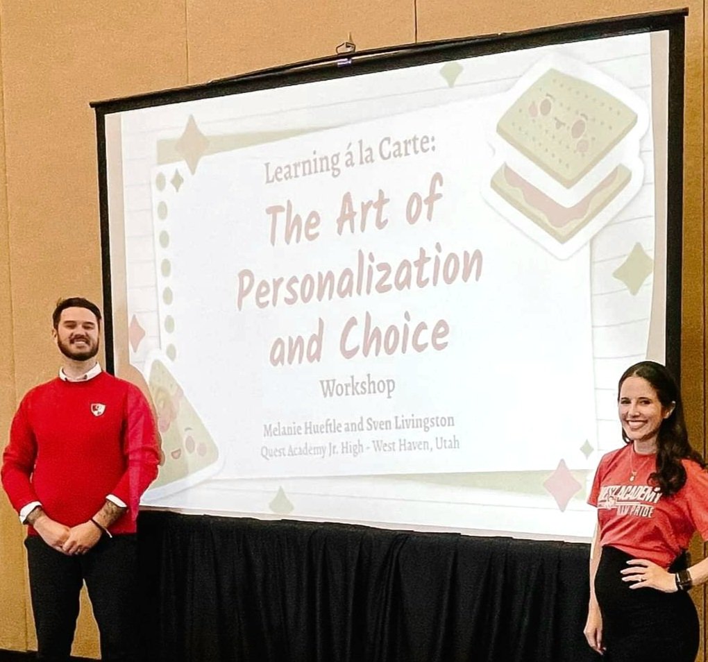 Mr_Svenium's tweet photo. Had an absolute blast presenting @UAPCS! Thank you @nickiatquest for helping @MrsH_in8th and I spread our passion to other educators! Hopefully someone thought we were cool and our passion stuck 😜 #utahed #utahedchat @UtahCharters @UTPublicEd https://t.co/f3VaLKWAYu
