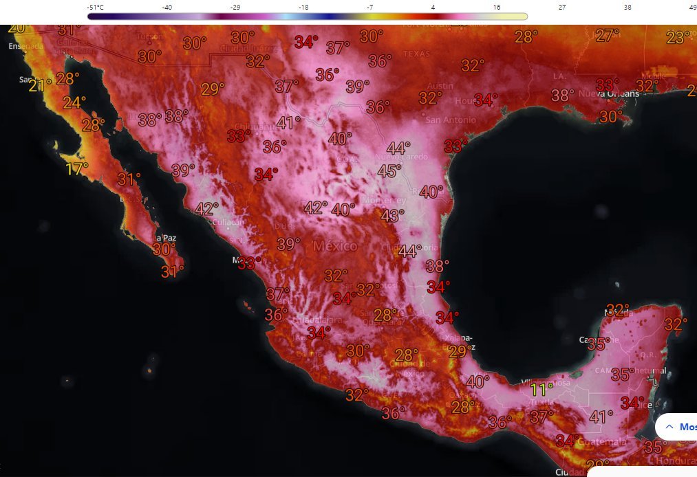 InfoMeteoro's tweet photo. IMPORTANTE: La actual #OlaDeCalor es típica bajo la presencia del fenómeno de #ElNiño, pero su intensidad es mayor a lo normal.

"Todavía no hay pruebas concluyentes de los efectos del cambio climático sobre la frecuencia, intensidad e influencia de los episodios de El Niño y La Niña. Sin embargo, los efectos relacionados podrían fortalecerse o debilitarse..." OMM.

Es probable, también, que en próximas semanas experimentemos el extremo opuesto al calor/sequía: eventos de lluvias importantes...

PENDIENTES