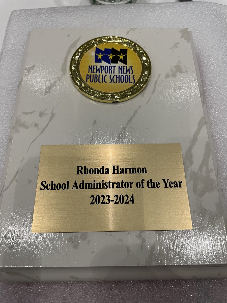 Today was so uplifting!!! At the Leadership Conference this morning, NNPS chose ALL of us as School Administrators of the Year!  I am honored to work with such talented school leaders across Newport News! #NNPSProud #NNPSLeads