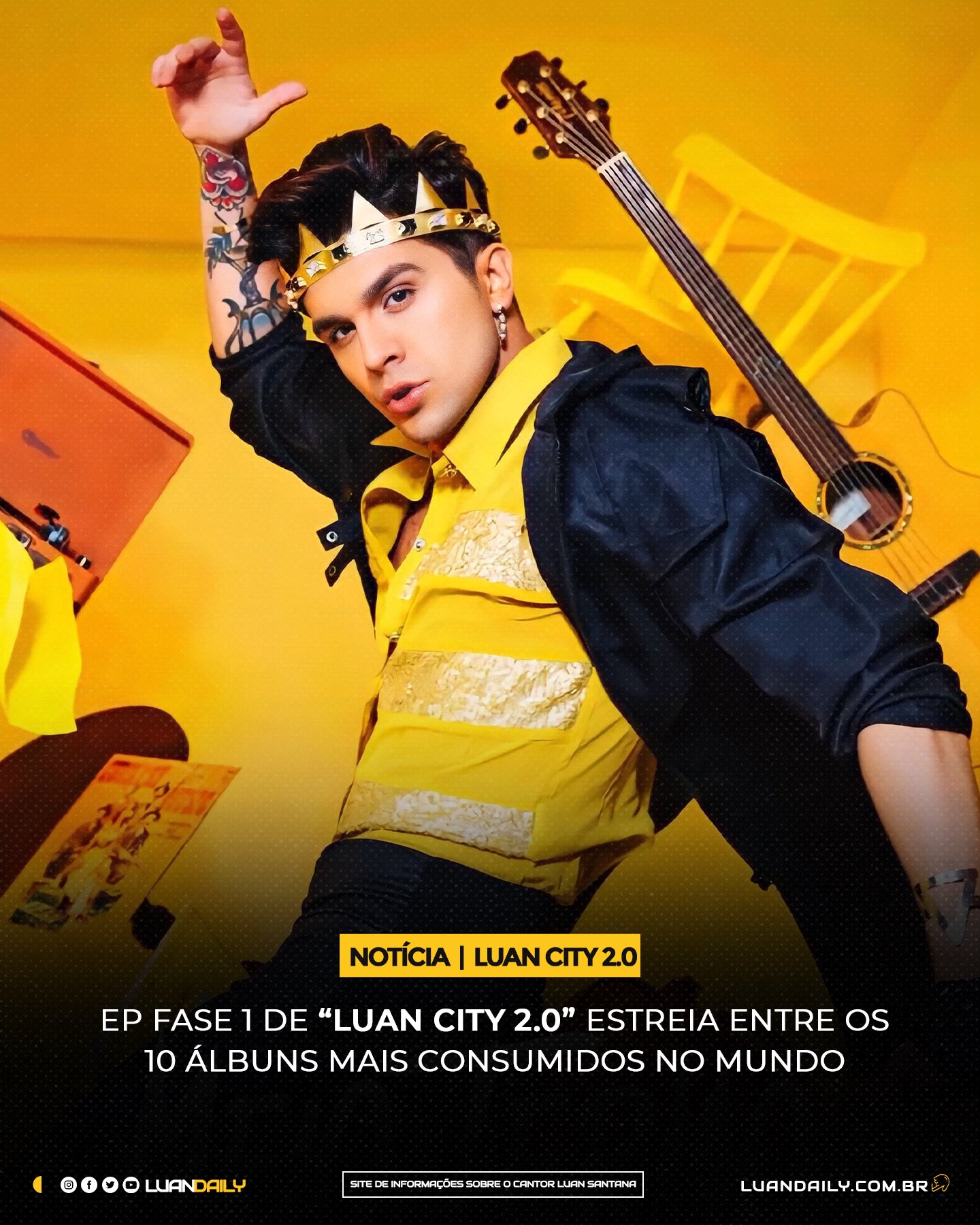 Luan City  LUANDAILY // Único como ele!