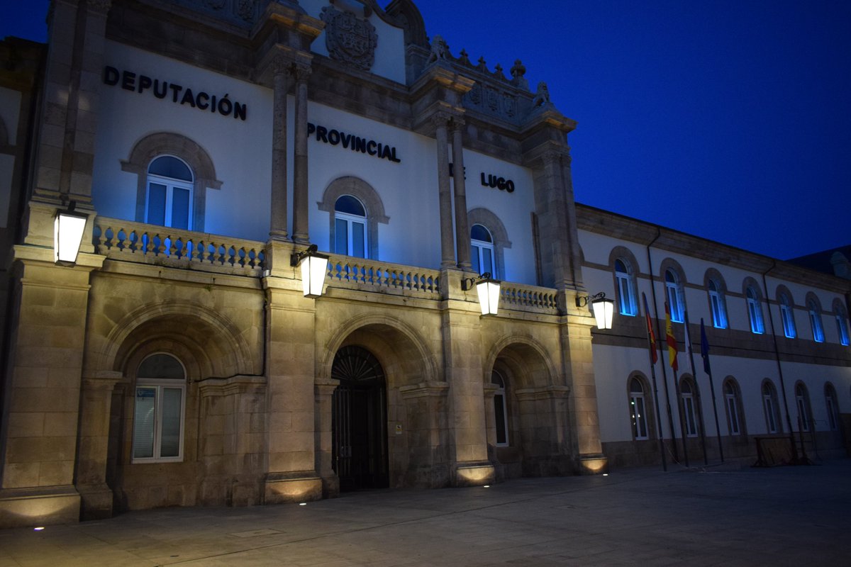 depulugo's tweet photo. 🩵A fachada do Pazo de San Marcos ilumínase este 14 de xuño de cor turquesa polo Día Nacional das Linguas de Signos Españolas
👉A @depulugo amosa deste xeito o seu apoio á Asociación de Persoas Xordas de Lugo #ASORLU https://t.co/oorz4AgSWc