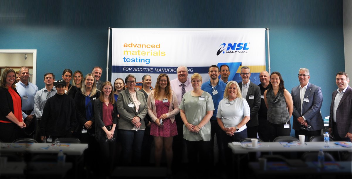 NSL hosted Northeast Ohio Women in 3D Printing at our Analytical Lab in Cleveland, OH. We had tours of the laboratory and a panel discussion on "The Importance of Materials Testing in Additive Manufacturing". 
#NSLAnalytical #NSLevent #additivemanufacturing #3DPrinting