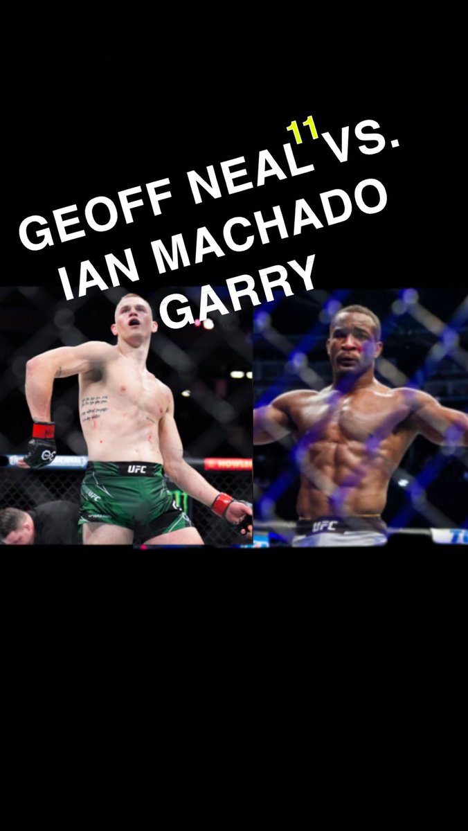 Geoff Neal vs. Ian Machado Garry is set for a Welterweight fight at, UFC 292. Via Marc Raimondi