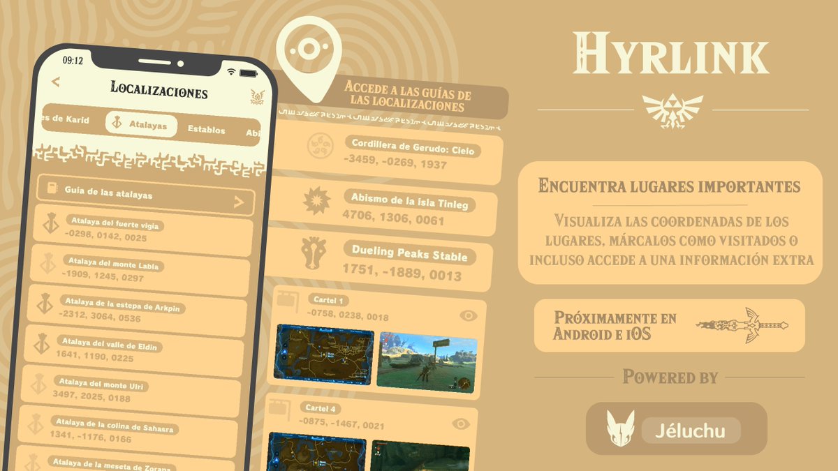 jeluchu's tweet photo. Viendo el apoyo hacia #Hyrlink en el día de hoy, os doy la bienvenida a todas aquellas personitas que me habéis empezado a seguir hoy, aquí os dejo un resumen de las novedades, características y pantallas de la app que he ido mostrando días atrás.

Aún quedan muchas cosas que mostrar sobre la app antes de su lanzamiento, así que estad muy pendientes a las publicaciones que haga sobre este proyecto para descubrir cada una de las cosas que tendrá.

Y por supuesto estaré súper agradecido si compartís las publicaciones 🔁 para que más gente conozca la app. Sumado a este resumen de publicaciones, os comparto también otras publicaciones de otros medios que han nombrado o han apoyado el proyecto:

@Nintenduo con este artículo:
https://t.co/ilyaON7Tsf

@nintenleaks que ha nombrado el proyecto en este vídeo: https://t.co/fU22P1rSNO

Y dar las gracias a todas las personitas que habéis compartido o citado las publicaciones💖

¡Ah! Y no os olvidéis, la app se lanzará próximamente, así que si quieres tenerla desde el día 1, no dudes en acceder al registro previo para la aplicación (por el momento en Android), accediendo desde: https://t.co/S1U5MlNi6w de esa forma en cuanto esté disponible se descargará en tu dispositivo móvil 

¿La app estará disponible en App Store?
Sí, en cuánto lance la app en Android comenzaré con el desarrollo de iOS para que también podáis disfrutar de Hyrlink en vuestros dispositivos móviles

#TheLegendOfZeldaTearsOfTheKingdom #Zelda  #TheLegendOfZeldaTearsOfTheKingdom  #NintendoSwitch #Nintendo #totk