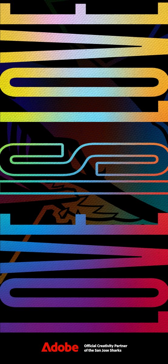 SanJoseSharks's tweet image. LOVE IS LOVE 🫶

#WallpaperWednesday | @Adobe