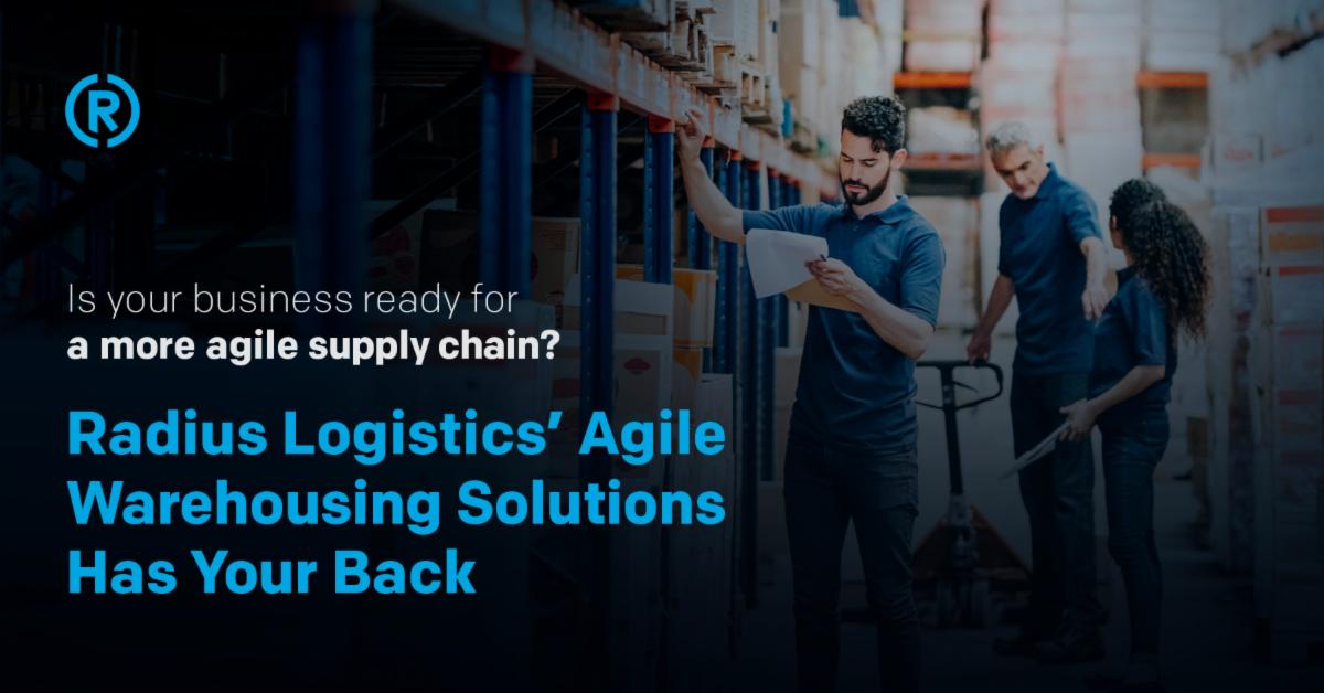 Boost your business agility with Radius Logistics' warehousing and distribution services! Experience flexibility, accuracy, and efficiency like never before. Get in touch with us at 1 877 541 1910 today. #RadiusLogistics #SupplyChainManagement #BusinessAgility