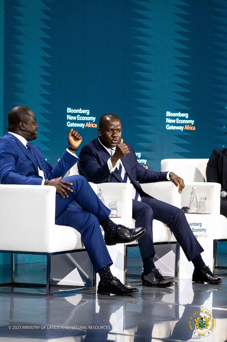 SamuelAJinapor's tweet photo. Today, Wednesday, 14th June, 2023, at the invitation of BloombergNEF, I participated in the Bloomberg New Economy Africa Conference, held at Marrakech, Morocco, on the consequential issue of the exploitation and management of Africa’s green minerals. 
1/8 https://t.co/Ik0Tj3Vj88