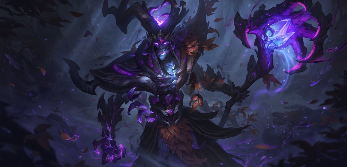 LeagueOfGlamour's tweet photo. 💜 Bosqueviejo 💜

Revelados los Splash Art de los nuevos Aspectos Bosqueviejos de Karthus y Wukong 😍

Sharu 💋 Reina Pasiva 👑

#leagueoflegends #lol #sorteo #giveaway #sorteolol #lolgiveaway #gamer #gaymer #lgbt #pride #sorteoleagueoflegends #sorteorp https://t.co/HH3rb4U1dR