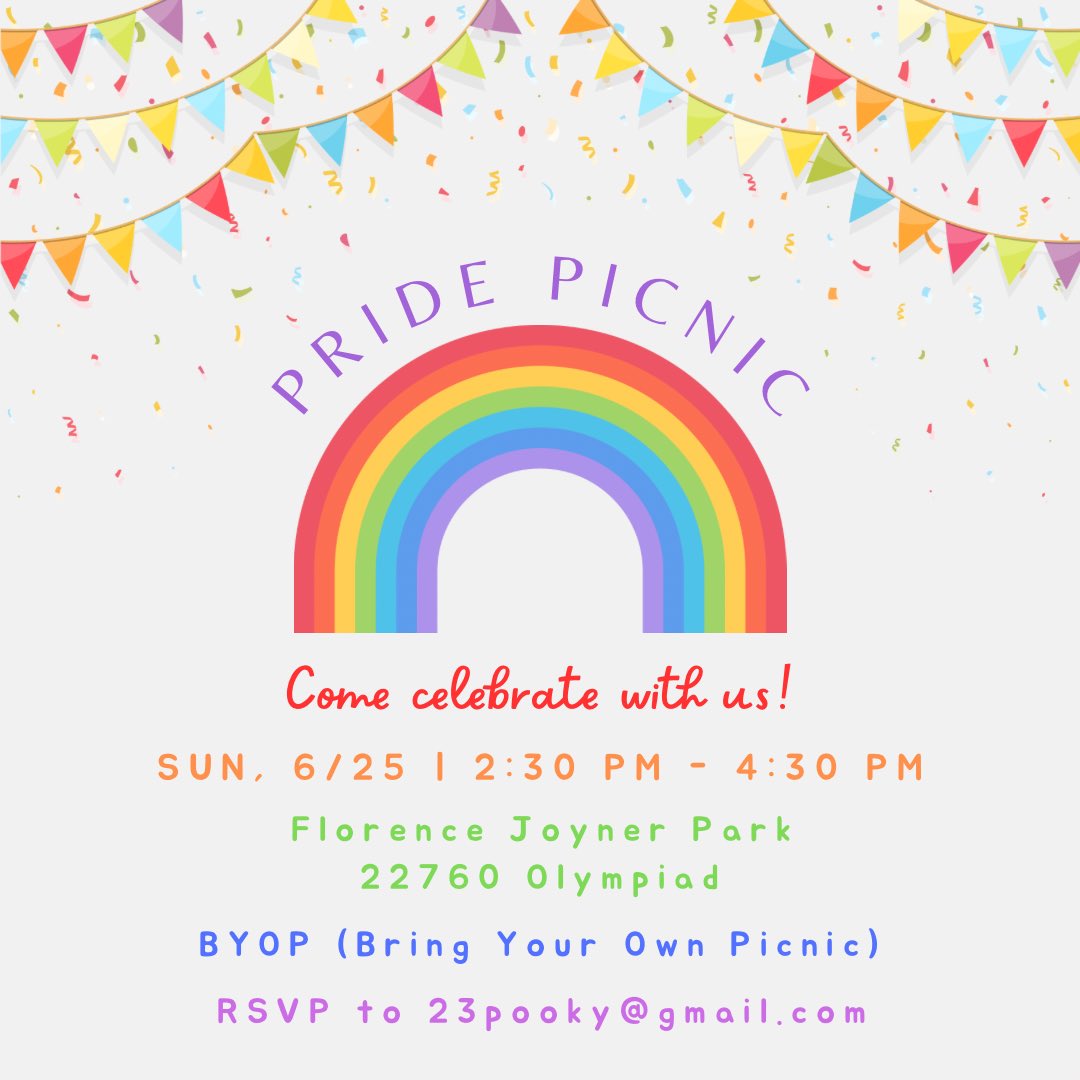 cvasquez4mvcc's tweet photo. Hope you can make it!
#missionviejo #missionviejopride #MVPride #community #PrideMonth https://t.co/shZ8JZKtp3