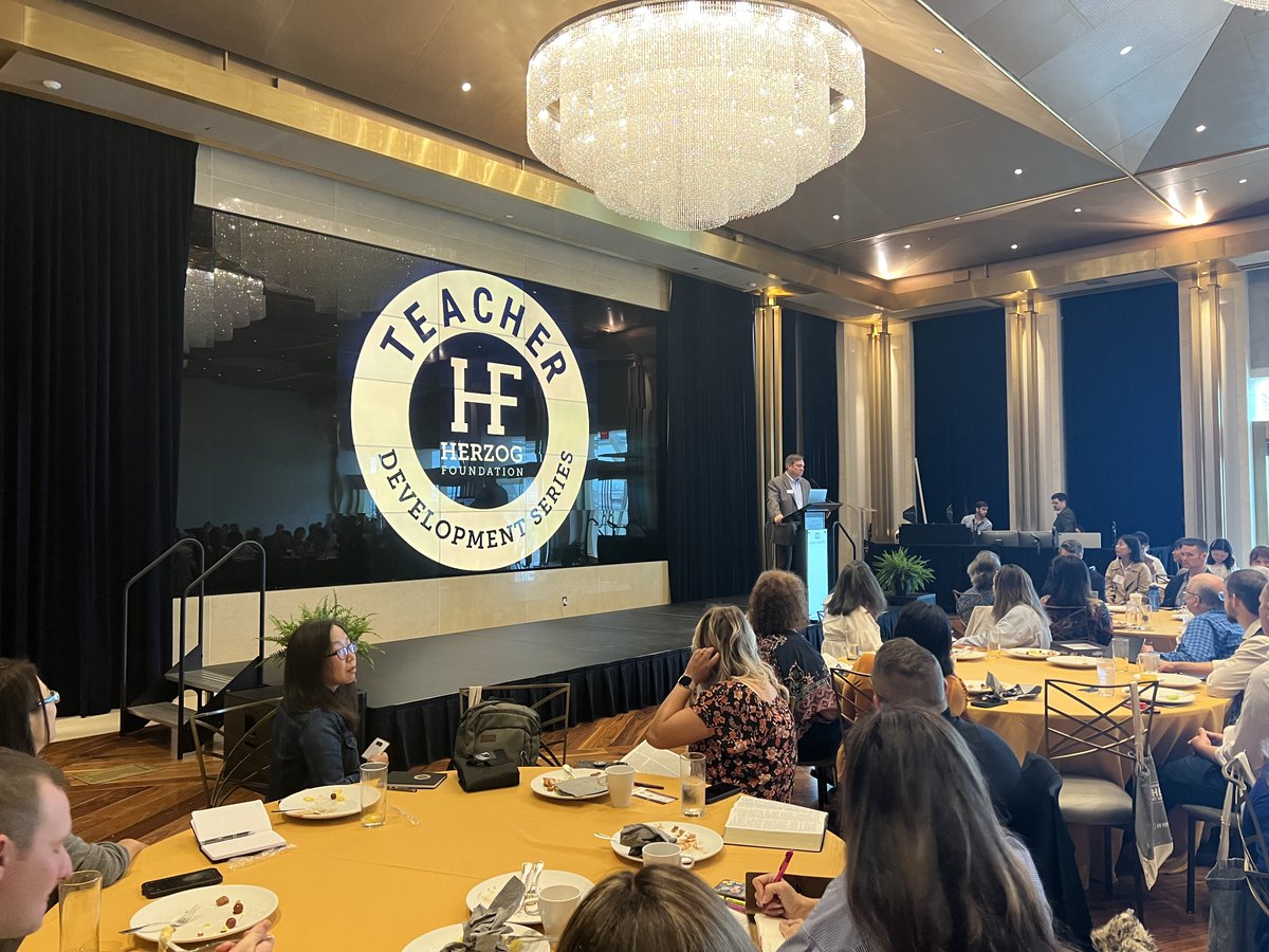 HerzogEducation's tweet photo. Over 100 educators from 22 states are represented at our Bible Teacher Training! This new training is hosted in partnership with @museumofBible in Washington, DC. https://t.co/SaPYV78uEy