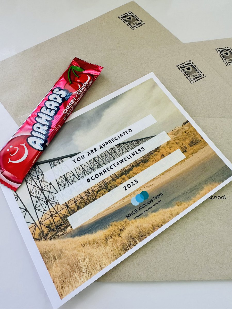 It’s Connect4Wellness time! One of our favourite times of year as <a href="/LethSchDivision/">LethbridgeSchoolDivision</a> staff send notes of gratitude and recognition across the division! 🩵