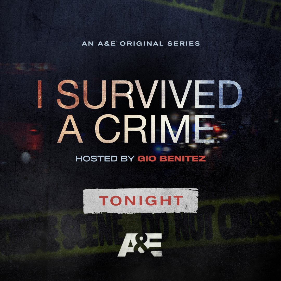 #ISurvivedACrime takes viewers on a journey, experiencing first-hand being a victim of a sudden crime. Don’t miss all-new back-to-back episodes TONIGHT, hosted by <a href="/GioBenitez/">Gio Benitez</a>, starting at 10/9c, only on <a href="/AETV/">A&E</a>. #AETVTrueCrime