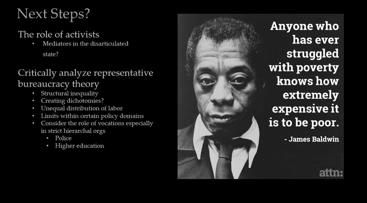 DArlynKBell1's tweet image. Had the chance to present some of my theoretical work yesterday at #SELC2023 sponsored by @KUSPAA Really excellent panel and great discussion about the role of activists in the disarticulated state