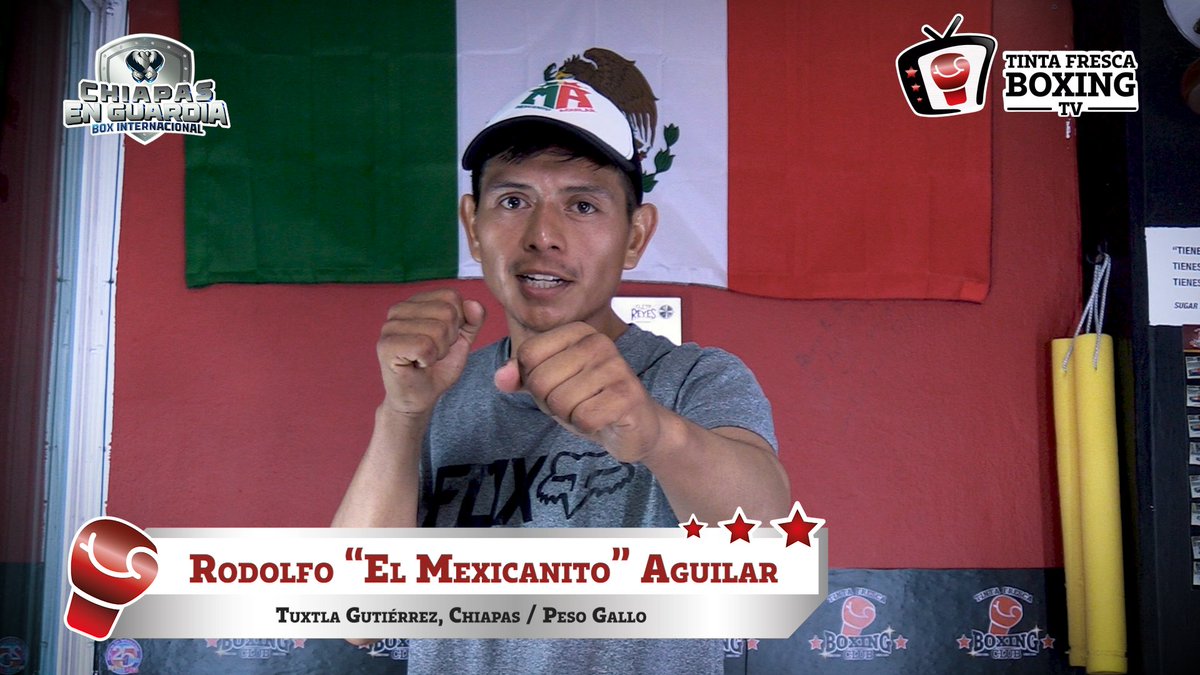 TFBoxChiapas's tweet photo. 'MEXICANITO' quiere cinturón para #Chiapas 🏆

Rodolfo 'Mexicanito' Aguilar está listo para el duelo por el #Campeonato #Centroamericano: 'se quedará en Chiapas', advierte a su rival.  #ChiapasEnGuardia 🥊

#BoxInternacional 👇🏼👇🏼👇🏼

https://t.co/RE5zPoJUJt https://t.co/9XRObi6KEh