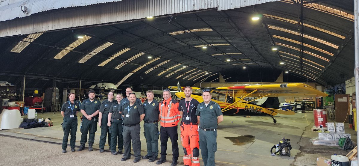 ads9006's tweet photo. A great evening exercising with @SECAmbulance, @airambulancekss, @kentfirerescue and @FlyHeadcornLive. Some great multi-agency working and site familiarisation for local teams. https://t.co/GoPSkHWDEA