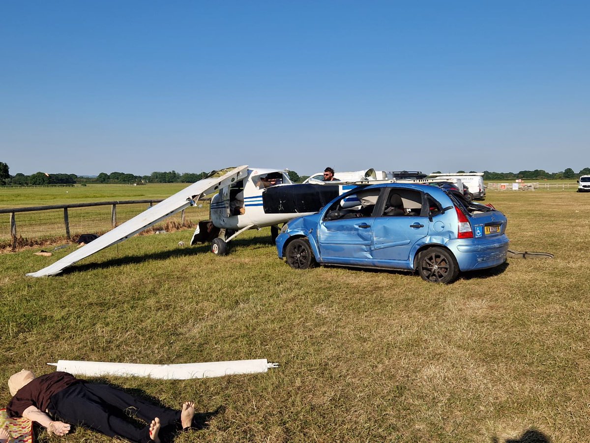 A great evening exercising with <a href="/SECAmbulance/">South East Coast Ambulance</a>, <a href="/airambulancekss/">Air Ambulance Charity Kent Surrey Sussex</a>, <a href="/kentfirerescue/">Kent Fire and Rescue Service</a> and <a href="/FlyHeadcornLive/">Headcorn Aerodrome</a>. Some great multi-agency working and site familiarisation for local teams.