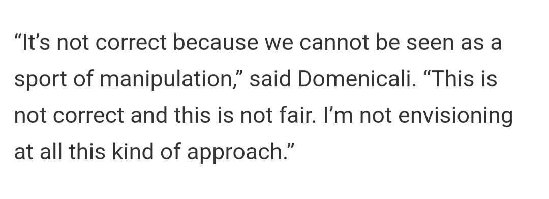 Sorry Stefano, @F1, the @fia and @Ben_Sulayem but you already manipulated the F1 2021 WDC. You fraudulently race #F1xed the #AbuDhabiScandal with the #RedBullCheats and your corrupt and now silenced @fia RD. Oh and your conflict of interest, GWH loving steward @DWHONDAJERSEY.