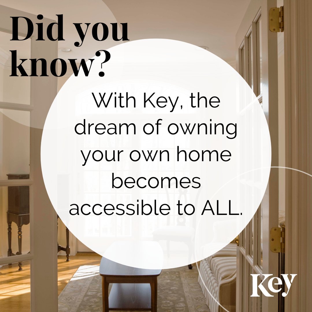 LifeAtKey's tweet photo. Don't let the 'Missing Middle' miss out any longer! With Key, aspiring homeowners can eliminate barriers to homeownership through our user-friendly fractional ownership platform, offering flexibility, and a direct path to wealth-building and the dream of owning a home. https://t.co/ZvZvm8A2Eo