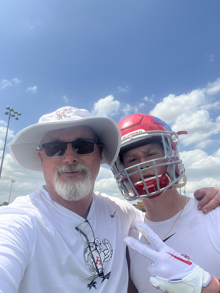 Coachfjohnson's tweet photo. Ran into this guy at the Oil Bowl Practice.  One more time https://t.co/IrzewTetl2