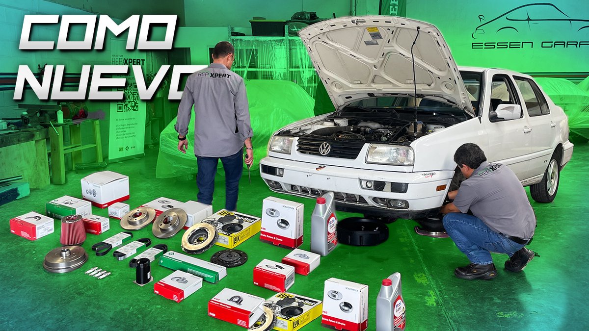 fergurquiza's tweet photo. ¡Servicio al Jetta de Rápido y Furioso que te voy a regalar! - Lo dejamos como nuevo de mecánica con mis amigos de SCHAEFFLER, estén muy pendientes porque la conversión apenas comienza. 

VIDEO: https://t.co/Pk98b97nDm https://t.co/CkHwxlfkIT