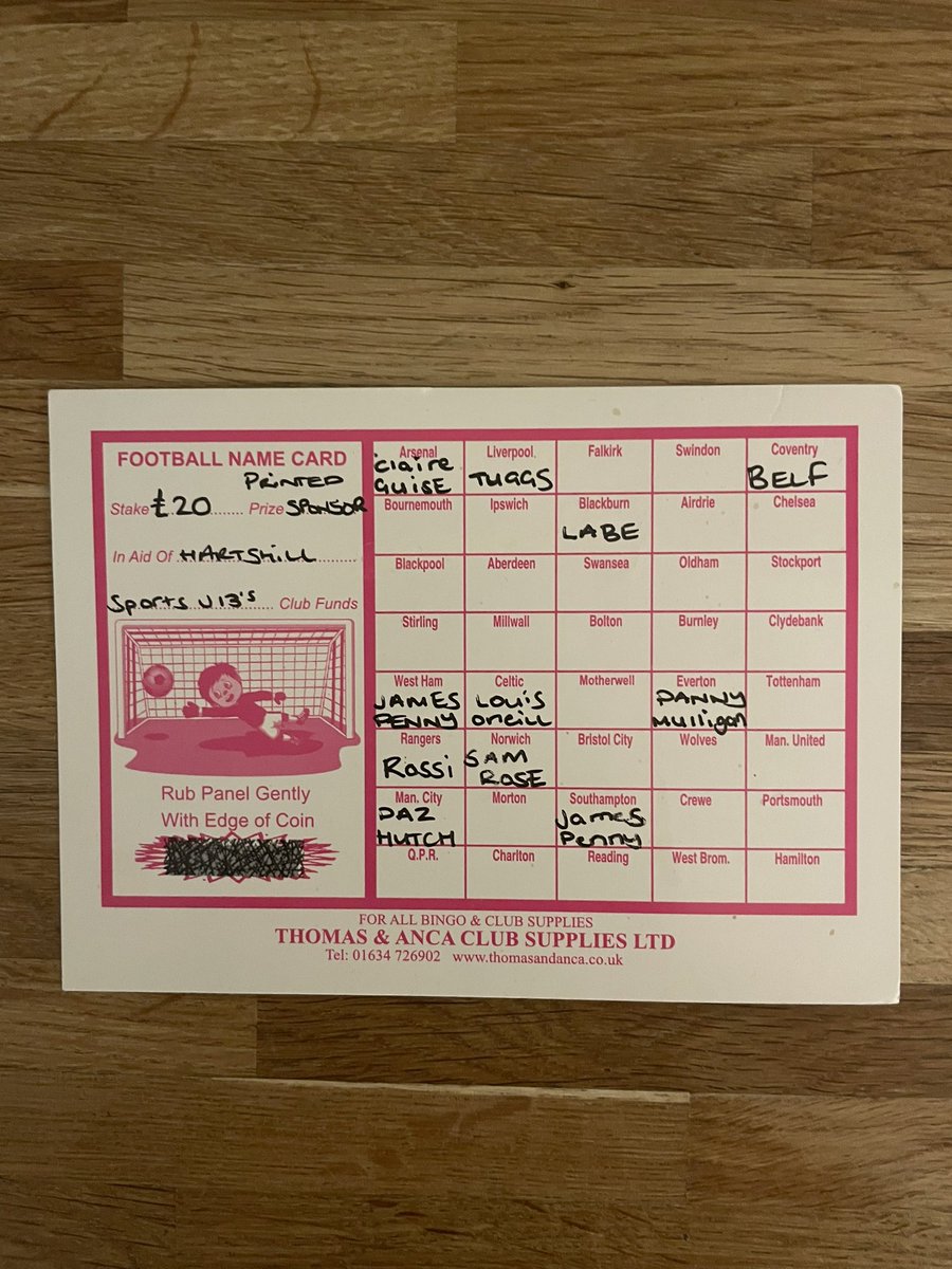 DazEggleton's tweet photo. @AdDavies43 Updated card Gaff. Go again https://t.co/3HmObv35yW