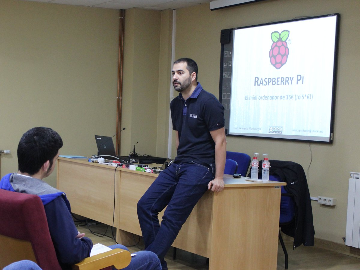 Prueba las capacidades de la #raspberrypi el próximo 5 de Julio de la mano de Iván Sarmiento, Director del CeFoNT de <a href="/unican/">Universidad de Cantabria</a> en el curso "Robótica, IoT, Hardware Libre y sus aplicaciones en la Industria y la Educación" cc <a href="/cursosveranouc/">Cursos de Verano UC - @unican</a> <a href="/Maflow_Spain/">Maflow_Spain</a> <a href="/TSTsistemas/">TST / IoT solutions</a>