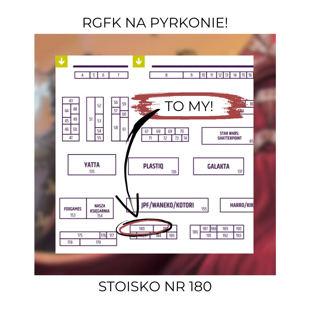 RGFK_PL's tweet photo. Wspaniałe wieści, nasz sklep zagości na tegorocznym Pyrkonie! Przygotujcie  się na trzy dni niesamowitych przygód i doświadczeń  (tak, chodzi o zakupy u nas 👀), nasze stoisko numer 180 będzie czekać na Was od 16 do 18 czerwca w Poznaniu! Do zobaczenia! 💖
#rgfk #pyrkon #konwent https://t.co/PE2qzQ3cnI