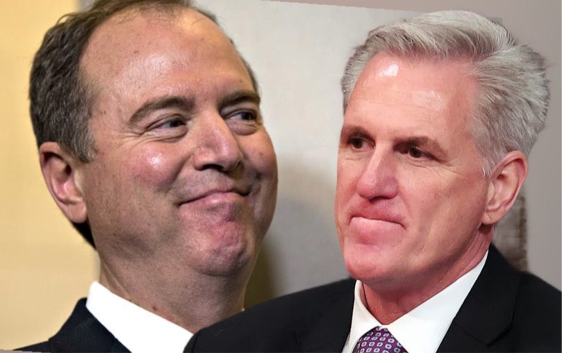 joncoopertweets's tweet photo. BREAKING: Kevin McCarthy just FAILED to censure Adam Schiff. His measure was tabled by a vote of 225-196-7. He lost TWENTY GOP votes.

He can't legislate. He can't weaponize government to stop Democrats from holding Trump accountable.

Name one thing Kevin CAN do.👇

Worse, the resolution would have held Schiff accountable for “conduct that misleads the American people.”

Every accusation is a confession.

Kevin McCarthy is a sick joke.