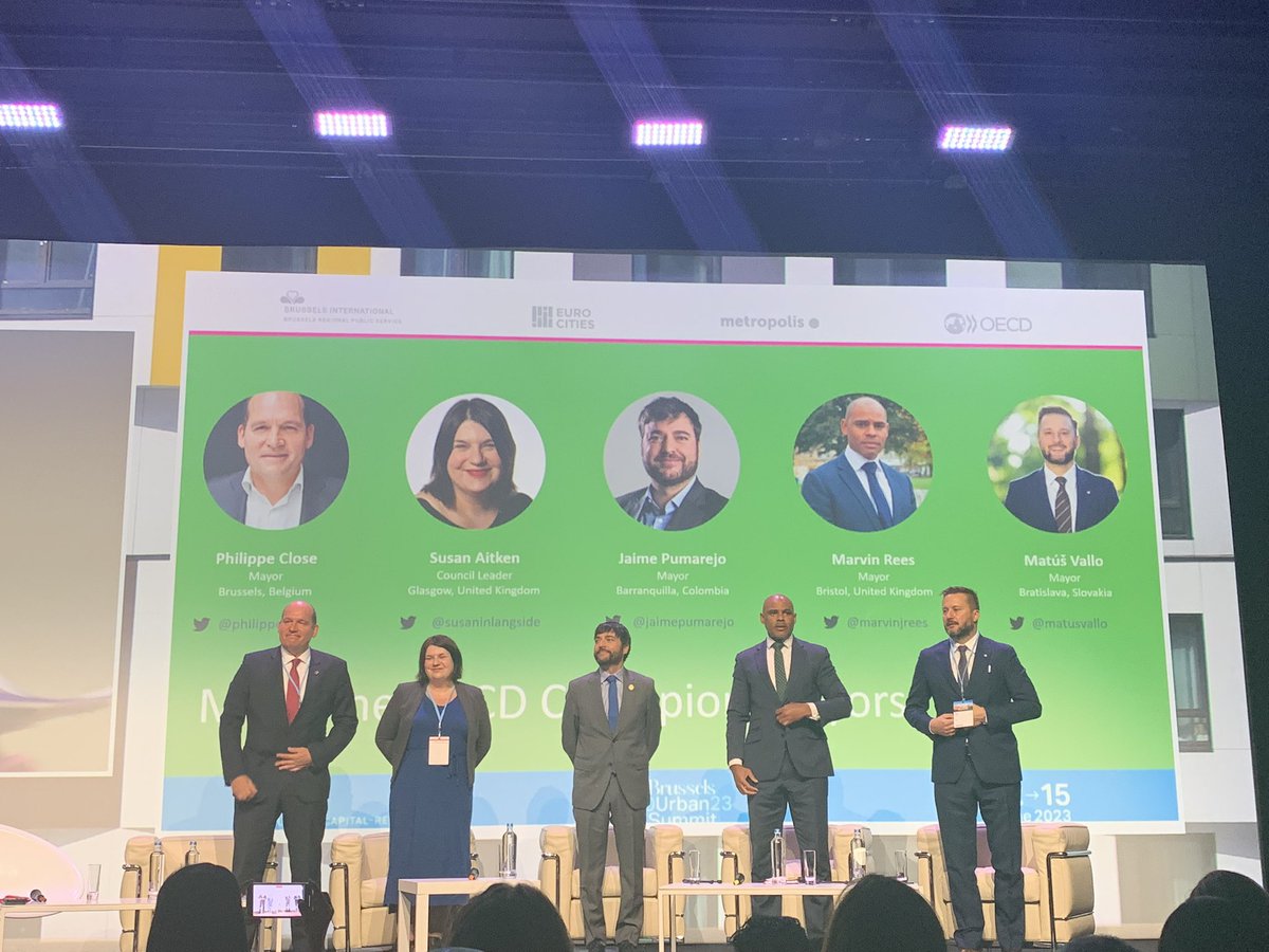 RomyAlamo's tweet photo. Great Mayors committed to Inclusive Growth, to change lives in their cities, facing enormous challenges related to the Cost of Living Crisis, sharing good practices. As many said “work in cities is the best job in the world”. Thanks @cn_castro! #BUS2023 https://t.co/1MesxfqJvz