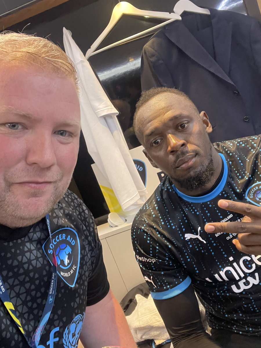 will_moore_22's tweet photo. 𝗦𝗼𝗰𝗰𝗲𝗿 𝗔𝗶𝗱 𝟮𝟬𝟮𝟯 ✔️ It was an honour to work with the World Xl Team Sunday.

Really enjoyed the experience and so grateful for the opportunity. 🙌🏼 A great day for a great cause! Well done to all involved ⚽️ @socceraid 

#socceraid #unicef #kitman #football #itv https://t.co/n7WjZXcWFY