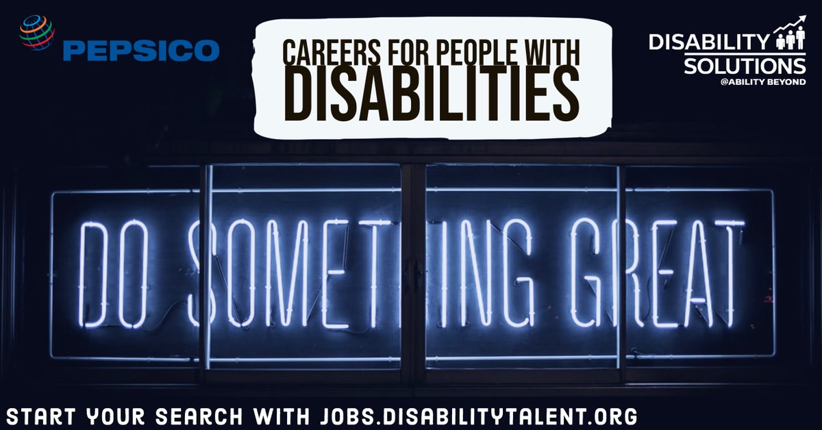 @PepsiCo is hiring!  
Apply on the @DSTalentatWork Career Center by clicking here:
hubs.la/Q01Tw7jD0

Sign up for a free account and have alerts sent to you notifying of new jobs in your area here:hubs.la/Q01Twl2v0

#Hiring #Disability #DisabilityEmployment