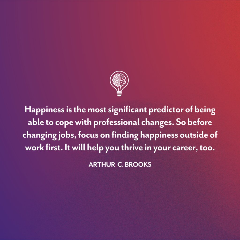 If you're unhappy at work and searching for a new job, keep this in mind. #WednesdayWisdom #CareerAdvice