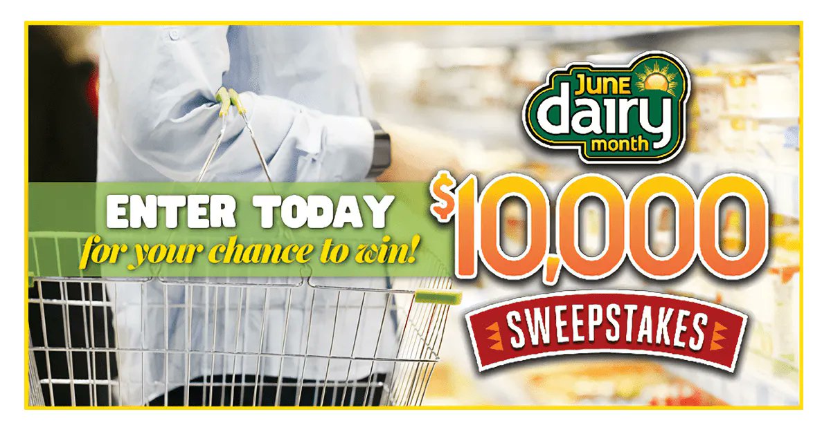 GooseGiveaways's tweet photo. ๐ฅ๐ง๐๏ธ Enter the Easy Home Meals 2023 June Dairy Month Giveaway for a chance to win a $1,000 supermarket gift card, with 18 additional prizes of $500! ๐จ๐๐ธ Ends 6/30, US only. https://t.co/tNBxC9jCBS
#Freebies #Sweepstakes #GroceriesOnUs #June2023 #DailyEntry https://t.co/O0KmDLZ0KG